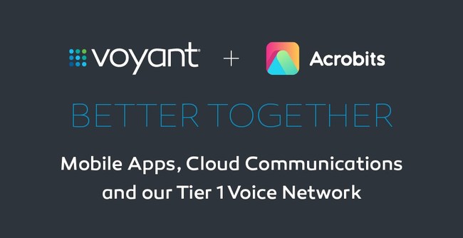 Voyant and Acrobits are better together with their mobile apps, cloud communications and tier 1 voice network.