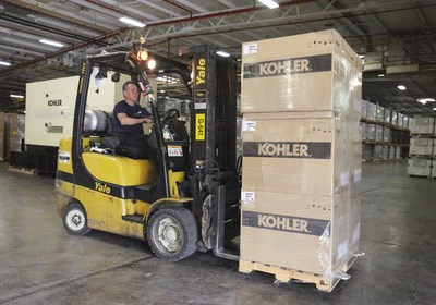 Kohler has been coordinating with local distributors of its power generation products to move generators, parts, and other emergency power equipment into Florida.