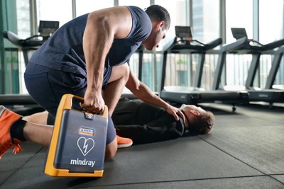 Mindray BeneHeart C Series AED can be applied in gym or other sports environments.