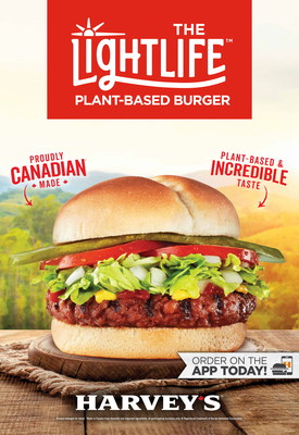 Lightlife® and Harvey's Partner to Bring Lightlife® Burger to Canadians Coast-To-Coast (CNW Group/Greenleaf Foods)