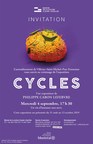 Avis aux médias - Vernissage de l'exposition - CYCLES de Philippe Caron Lefebvre