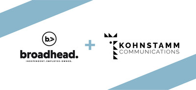 Minneapolis full service, independent marketing agency broadhead announces its acquisition of Kohnstamm Communications, a leading food public relations agency.