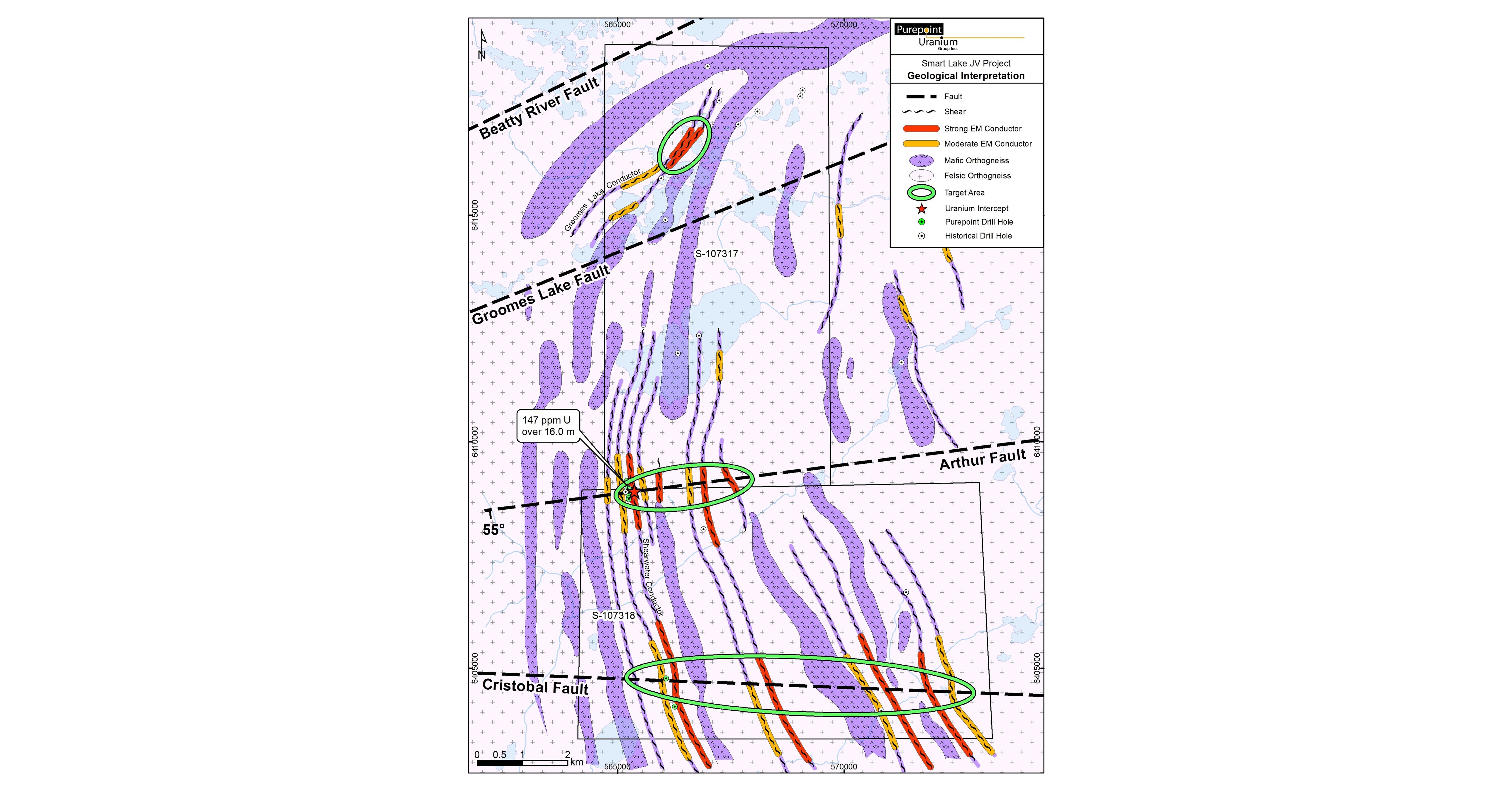 Purepoint Uranium Identifies New Priority Targets at Smart Lake