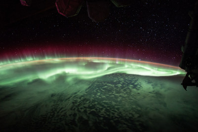 NASA has chosen three mission proposals for concept studies to help us better understand the dynamic space weather system driven by the Sun that manifests near Earth. One proposal will focus on auroras, as seen in this image captured by the International Space Station on Aug. 6, 2017. Credit: NASA