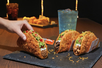 The beloved Taco Bell® chalupa that fans know and love is getting a next-level cheesy glow up. Introducing the Toasted Cheddar Chalupa -- confirmed for nationwide release September 12.  The Toasted Cheddar Chalupa presents brilliantly simplistic shell innovation by baking real, aged cheddar cheese onto the shell.