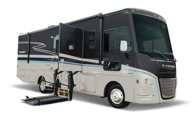 With three standardized floor plans, the Winnebago AE motorhome line opens up a wider and richer world by allowing people in wheelchairs to travel with comfort and confidence.