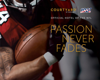 Courtyard by Marriott celebrates the NFL’s 100th season as the Official Hotel of the NFL with the return of Courtyard’s popular Super Bowl Sleepover Contest and over 155 exclusive Marriott Bonvoy Moments.