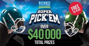 ResortsCasino.com Launches Pro Football Super Pick'Em Contest with over $40,000 in Total Prizes ResortsCasino.com Launches Pro Football Super Pick'Em Contest with over $40,000 in Total Prizes