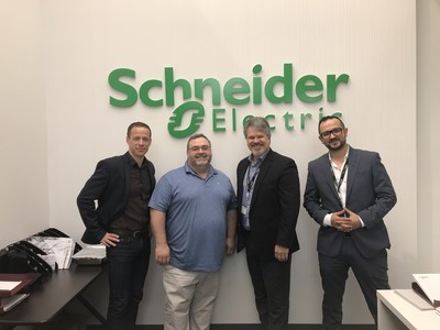 Schneider Electric s'associe  Meglab afin de fournir des solutions lectriques personnalises,  forte productivit et de moyenne tension. (Groupe CNW/Schneider Electric Canada Inc.)