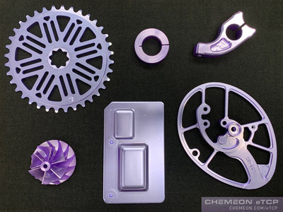 CHEMEON eTCP - CHEMEON® Surface Technology’s recently developed CHEMEON eTCP™ conversion coating and anodic seal provides a distinct visual color that indicates aluminum and other light metal parts are coated and protected.