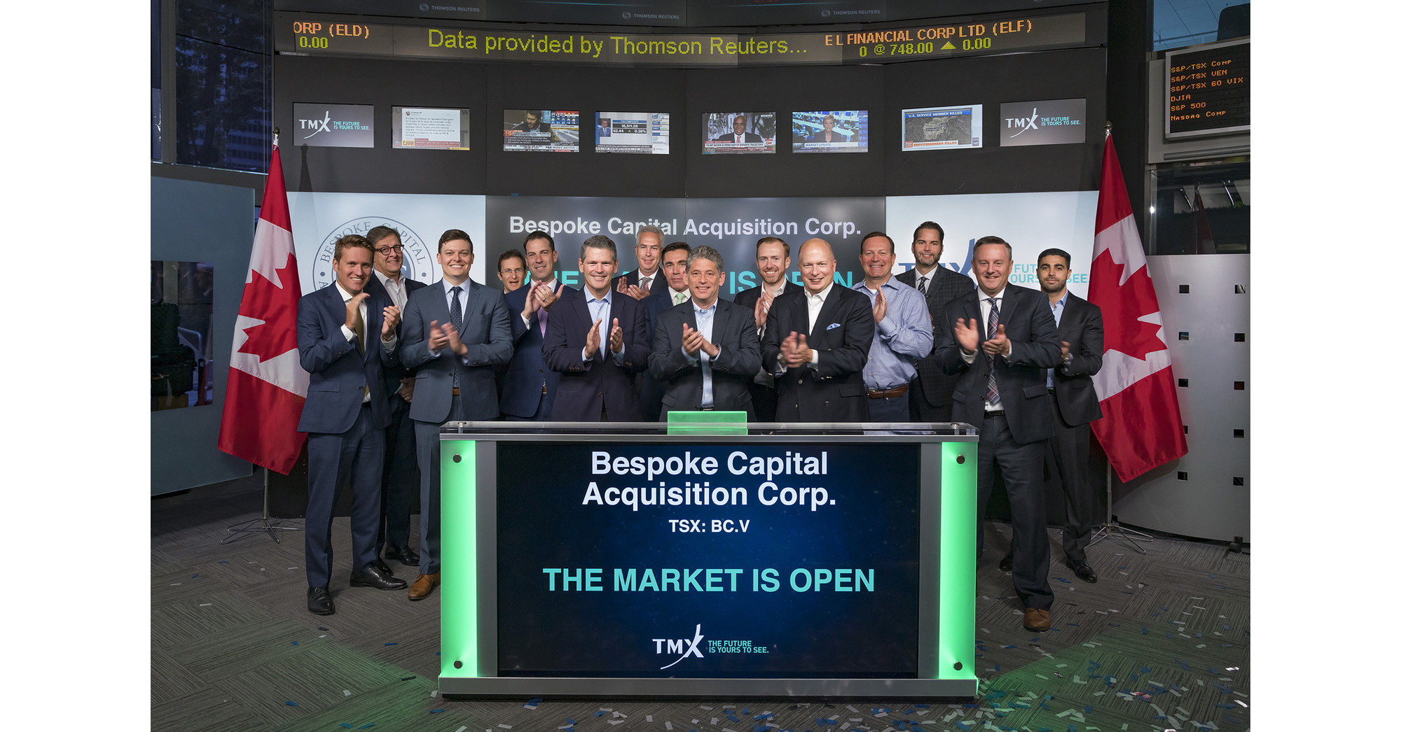 Bespoke Capital Acquisition Corp. Opens the Market