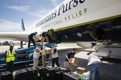 Samaritan’s Purse unloads more than 30 tons of relief supplies in hurricane-ravaged Bahamas.