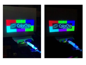 ColorChip Introduces an Ultra-Compact RGB Pico-Projector for SmartGlasses Applications Based on Its Proprietary ColorMux® SystemOnGlass™ PLC Platform