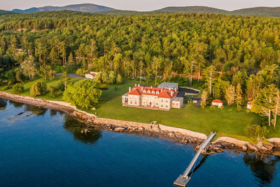 Known as East of Eden, this magnificent estate in Bar Harbor, ME will be sold without reserve at a luxury auction on Sept 7, 2019. Originally asking $15.5 million, the property features 9 acres and 1,100 ft of water frontage on Frenchman Bay. It’s owned by members of the Ruger firearms family, and is one of two, Ruger-owned homes being auctioned on the 7th. The family retained veteran luxury real estate auction house Platinum Luxury Auctions for the sales. More at BarHarborLuxuryAuction.com.