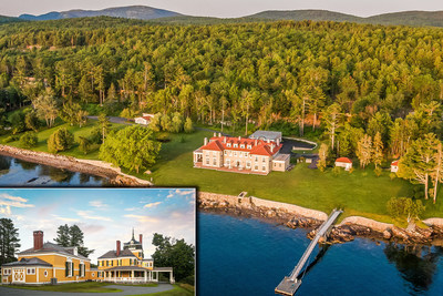 Known as East of Eden, this magnificent estate in Bar Harbor, ME will be sold without reserve at a luxury auction on Sept 7, 2019. Originally asking $15.5 million, the property features 9 acres and 1,100 ft of water frontage on Frenchman Bay. It’s owned by members of the Ruger firearms family, and is one of two, Ruger-owned homes being auctioned on the 7th. The family retained veteran luxury real estate auction house Platinum Luxury Auctions for the sales. More at BarHarborLuxuryAuction.com.