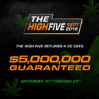 The $5 Million High Five Returns to Americas Cardroom Four Times Larger
