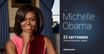 La Première dame Michelle Obama au Centre Vidéotron le lundi 23 septembre 2019