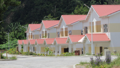 Bellevue Chopin housing project, part of Dominica’s Housing Revolution which aims to build over 5,000 hurricane-resistant homes for displaced communities post Erika and Maria, fully sponsored by the island’s Citizenship by Investment Programme (PRNewsfoto/CS Global Partners)