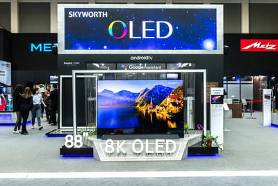 SKYWORTH showcases TV products