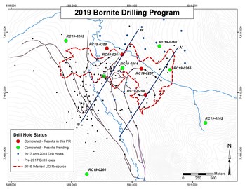 Figure 1- Map Showing Location of 2019 Drilling Program at Bornite (CNW Group/Trilogy Metals Inc.)