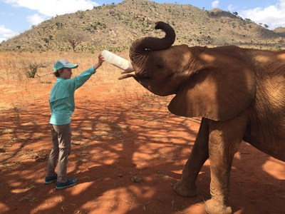 Protravel International made it possible for Skye, a 10-year-old girl with lymphoma, to travel last month to Nairobi to meet an elephant named Murit, which she has been sponsoring through the David Sheldrick Wildlife Trust for the past four years.