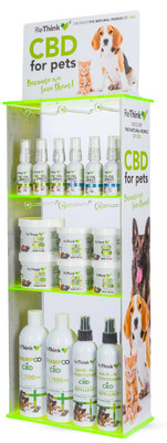 ReThink Pet Products featured in a retailer display