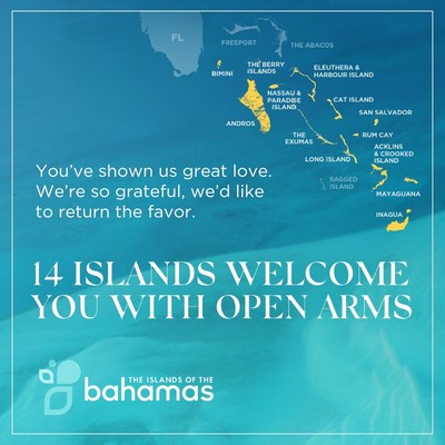 Airports, cruise ports, hotels and attractions throughout the Northern, Central and Southern Bahamas are open and operating.