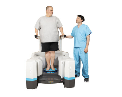The LineUP weight bearing CT imaging system can capture the knees and feet in a single scan session, providing true alignment views of the distal lower extremities in three dimensions. The LineUP boasts the largest field-of-view in its class, and can capture both entire feet or knees in a single pass.