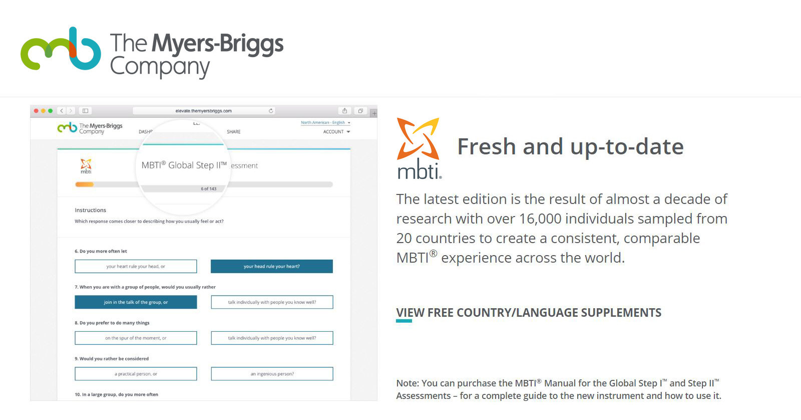 New Global MBTI Assessments Proves Reliability with Updated Statistics