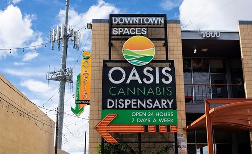 Oasis Cannabis Dispensary (CNW Group/CLS Holdings USA Inc)
