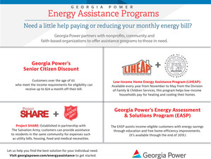 Georgia Power offers energy assistance programs for customers as summer temperatures remain in the 90's