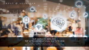 Frost &amp; Sullivan Experts Unveil Our World in 2030: Top 12 Transformational Shifts