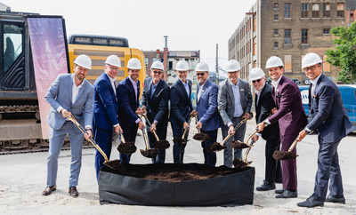 Groundbreaking ceremony for Solstice Montréal (CNW Group/Solstice Montréal)