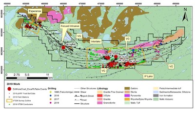 Figure 1: Overview of 2019 Work Completed at Qiqavik (CNW Group/Orford Mining Corporation)