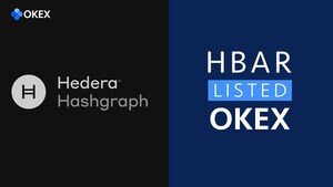 OKEx Will List HBAR -- the Coin from Hedera Hashgraph, a New Generation of Distributed Ledger Technology