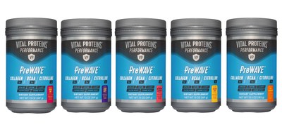 Vital Performance™ PreWAVE Powder (13 oz, 14 servings) 5g Collagen * 5g BCAA * 1.5g Creatine Nitrate * 140mg Caffeine