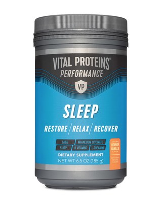 Vital Performance&trade; Sleep Powder (6.5 oz, 20 servings) 400mg GABA * 230mg Magnesium Glycinate * 200mg L-Theanine * 50mg L-Tryptophan