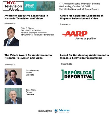 17th Annual Hispanic Television Summit, Wednesday October 30, 2019, The Westin New York at Times Square 