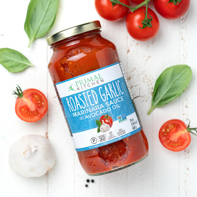 https://mma.prnewswire.com/media/974300/PRIMAL_KITCHEN_Roasted_Garlic_Marinara_Sauce.jpg