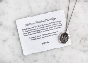 Pyrrha Releases 'She Wore Her Scars Like Wings' Charity Talisman in Collaboration with Atticus Poetry