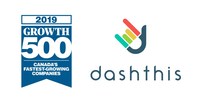 For the second year in a row, DashThis positions itself amongst Canada's Fastest-Growing Companies in the Growth 500. (CNW Group/DashThis)