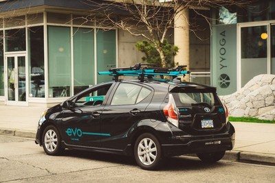 Evo Car Share offers free metered parking ? a first in Vancouver (CNW Group/British Columbia Automobile Association (BCAA))