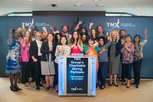 TMX Group's Charitable Giving Partners Close the Market (CNW Group/TMX Group Limited)