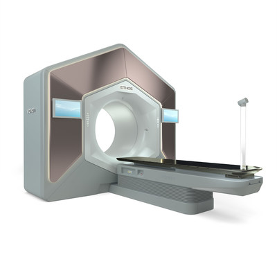 Varian Ethos&trade; therapy is an artificial intelligence (AI)-driven holistic solution designed to increase the capability, flexibility and efficiency of radiotherapy