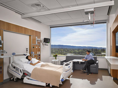 New Stanford Hospital patient room