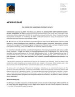 Filo Mining Corp. Announces Corporate Update (CNW Group/Filo Mining Corp.)