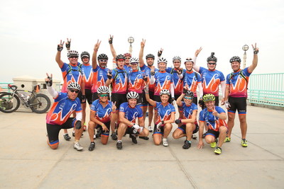 The Multiple Myeloma Research Foundation (MMRF), a world-recognized leader in cancer research, will launch the third installment of their annual endurance cycling program, Road to Victories, on September 17. The event will support the MMRF, which is making unprecedented advances in accelerating precision medicine for myeloma patients. Pictured here: Road to Victories team that biked from California to Connecticut in 2017. Contributed photo. The Multiple Myeloma Research Foundation (MMRF), a world-recognized leader in cancer research, will launch the third installment of their annual endurance cycling program, Road to Victories, on September 17. The event will support the MMRF, which is making unprecedented advances in accelerating precision medicine for myeloma patients. Pictured here: Road to Victories team that biked from California to Connecticut in 2017. Contributed photo.