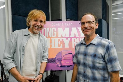 Trey Anastasio of Phish along with Dean Budnick, host/writer of the latest C13Original series Long May They Run, following an interview at the Cadence13 studios.