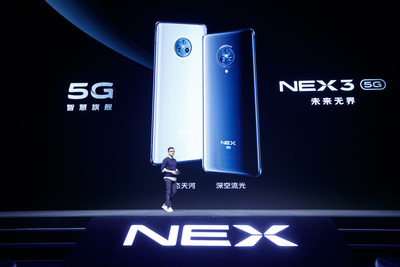 Vivo reveals the new NEX 3 series on-stage in Shanghai. Vivo reveals the new NEX 3 series on-stage in Shanghai.