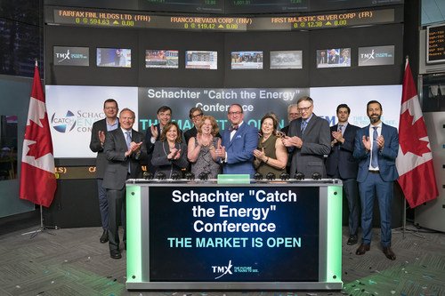 Schachter "Catch the Energy" Conference Opens the Market (CNW Group/TMX Group Limited)